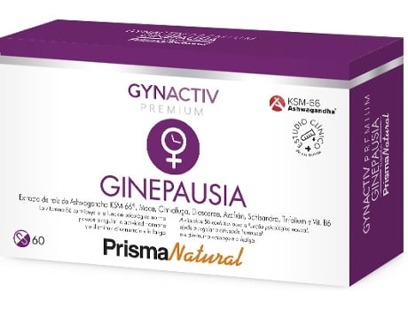 Suplemento Alimentar PRISMA NATURAL Gynactiv Premium Ginepausia (60 Cápsulas)
