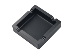 Cinzeiro De Cigarro Cinzeiro Para Cigarros Ao Ar Livre Grande Preto Dupla Função Inquebrável Em Silicone Para Pátio/externo/interior/decoração