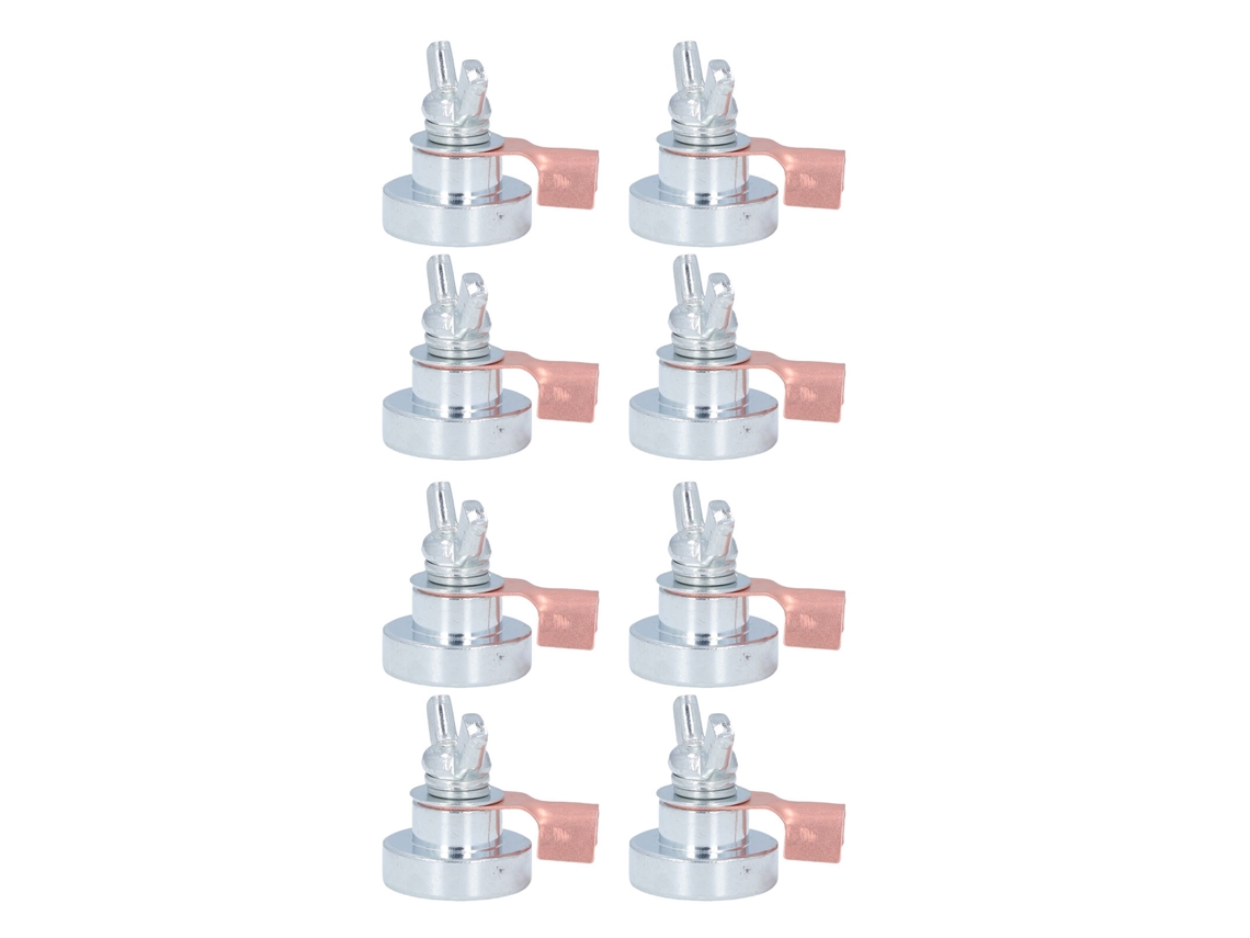 Laxiscreed Grampos De Aterramento Para Solda, Pack De 8, Metal, Portátil E Ideal Para Soldadores