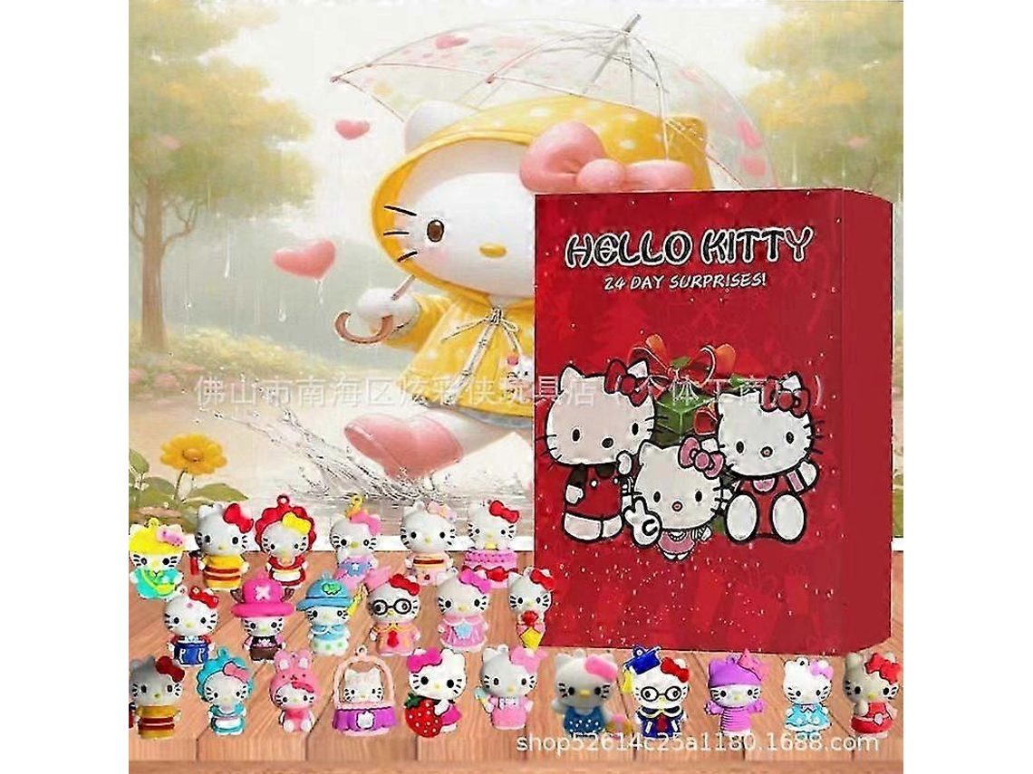 Caixa Surpresa De Natal 2025 24 Unidades Presente Natal Zz43 Hello Kitty