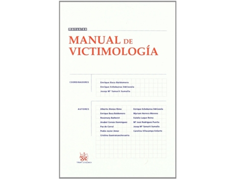 Livro Manual De Victimología de Vv.Aa. (Español)