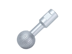 Broca De Carving De Madeira De Aço Carbono, Cabeça De Lixa Esférica Giratória Para Amoladora De Ângulo, 14mm Prata