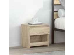 Vidaxl Mesas De Cabeceira 2 Pcs 40x30x39 Cm Contraplacado Carv. Sonoma