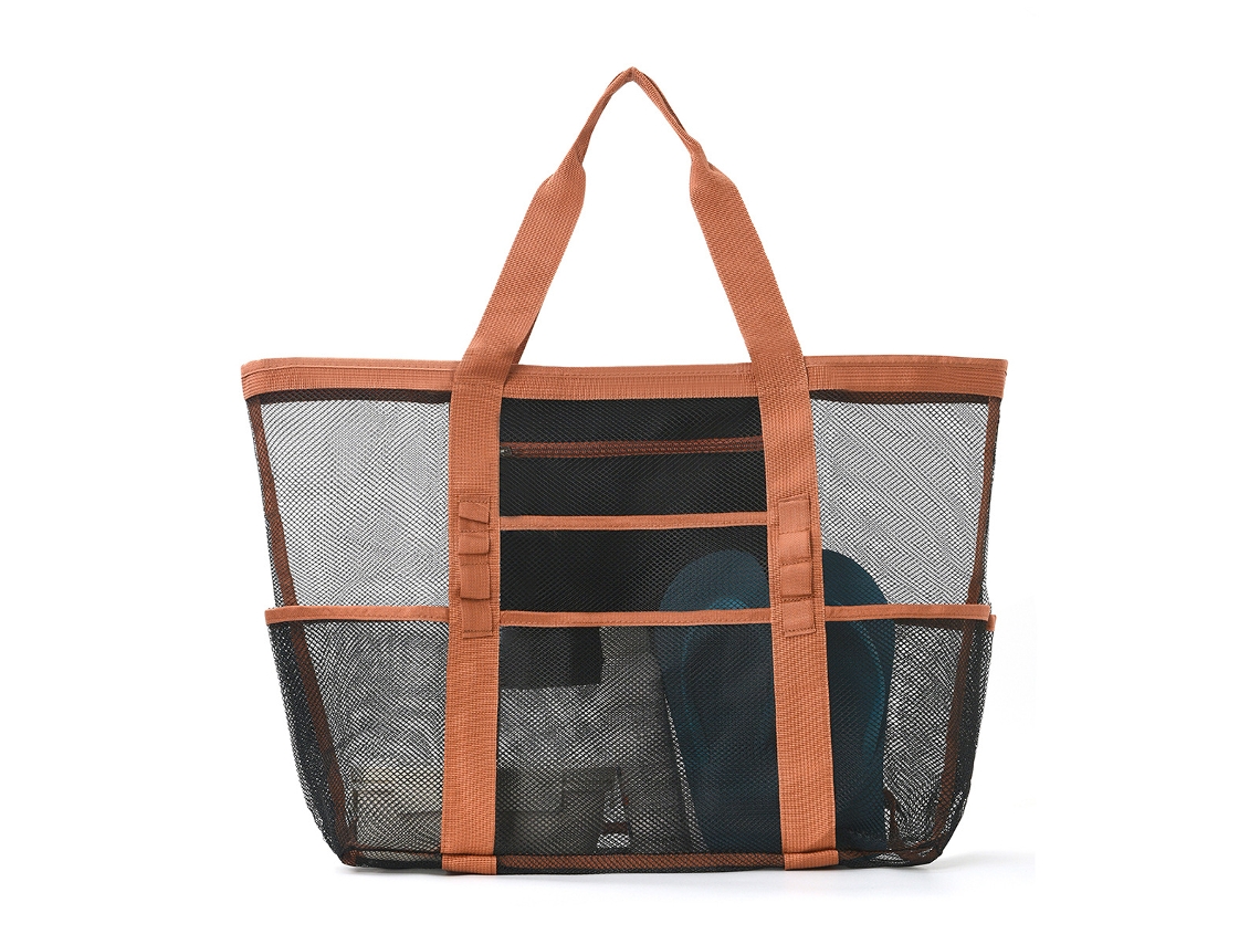 Saco de Praia para Guardar Biquinis AOZORZ (marrom Escuro 20*43*49cm)