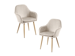 Pack 2 Cadeiras Chic - Beige