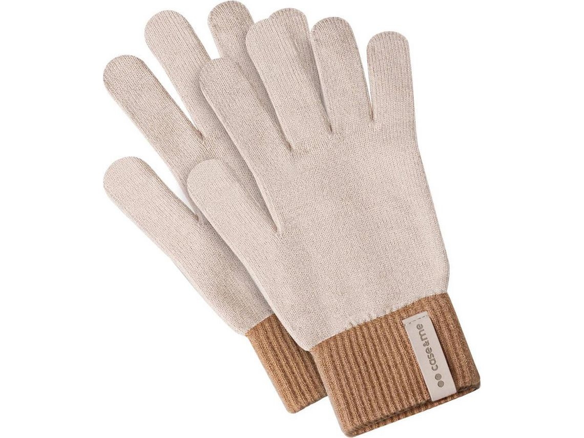 Luvas Touch Tam Unico CASE&ME Marfim (Outlet Caixa Aberta)