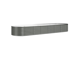 Garden Raised Bed, Garden Raised Beds Vidaxl Cinzeto Aço (296 X 80 X 36 Cm)