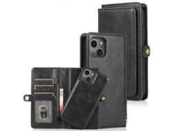 Capa De Couro Removível Magnética Resistente Para Iphone 14 Pro