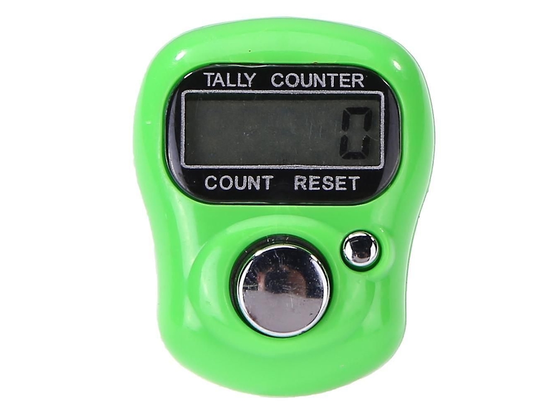 Contador Digital De Dedos Eletrônico Mini Com Display Lcd