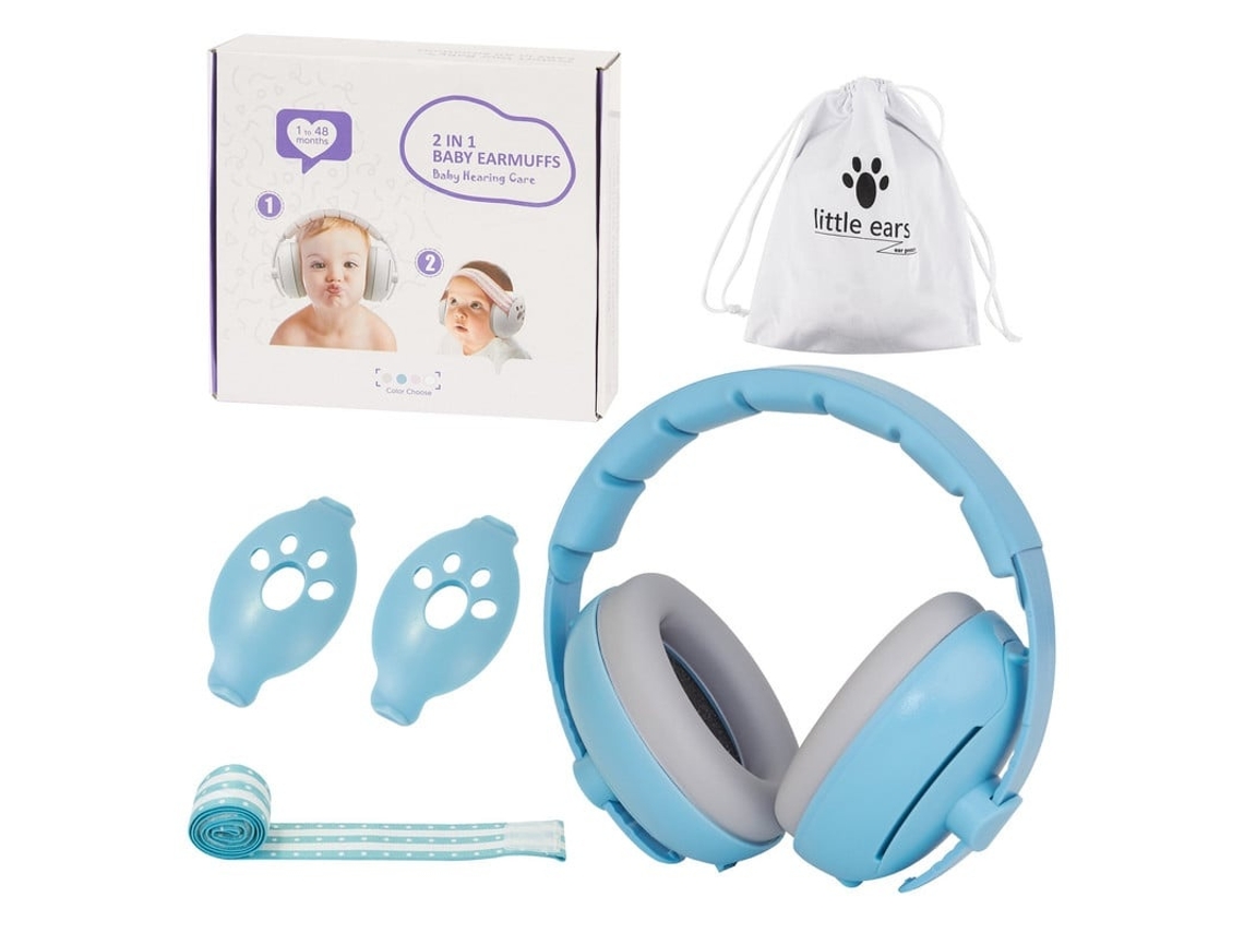 Elysve Protetor Auricular Bebé Em 102c Azul