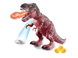 Brinquedo Dinossauro Eletrônico Andador Com Nebulização E Botar Ovos Simulação Animal