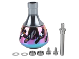 Knob Reel Handle Peixe Metal Colorido Acessório
