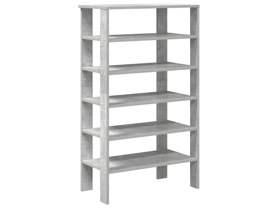 Shoe Rack, Shoe Racks Vidaxl Cinzeto Madeira Processada (n/a)