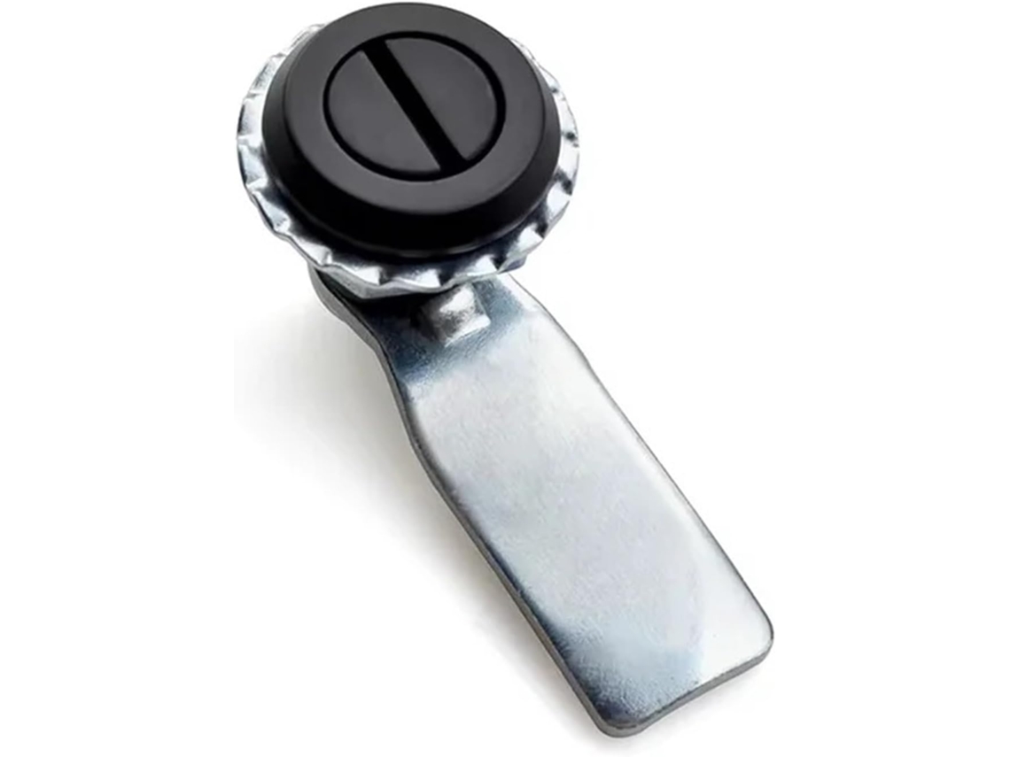 Fechadura Elétrica Cinet De Um Quarto Volta Em Liga Zinco Cromada Brilhante Para Painéis Elétricos, Fechaduras De Came