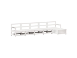 Garden Sofa Set, Garden Sofa Sets Vidaxl Branco Madeira De Pinho (n/a)