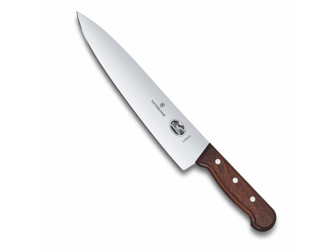 Faca De Cozinha Victorinox 5.2000.25g Faca De Trinchar, Aço Inoxidável, Marrom, 30 X 5 X 5 Cm