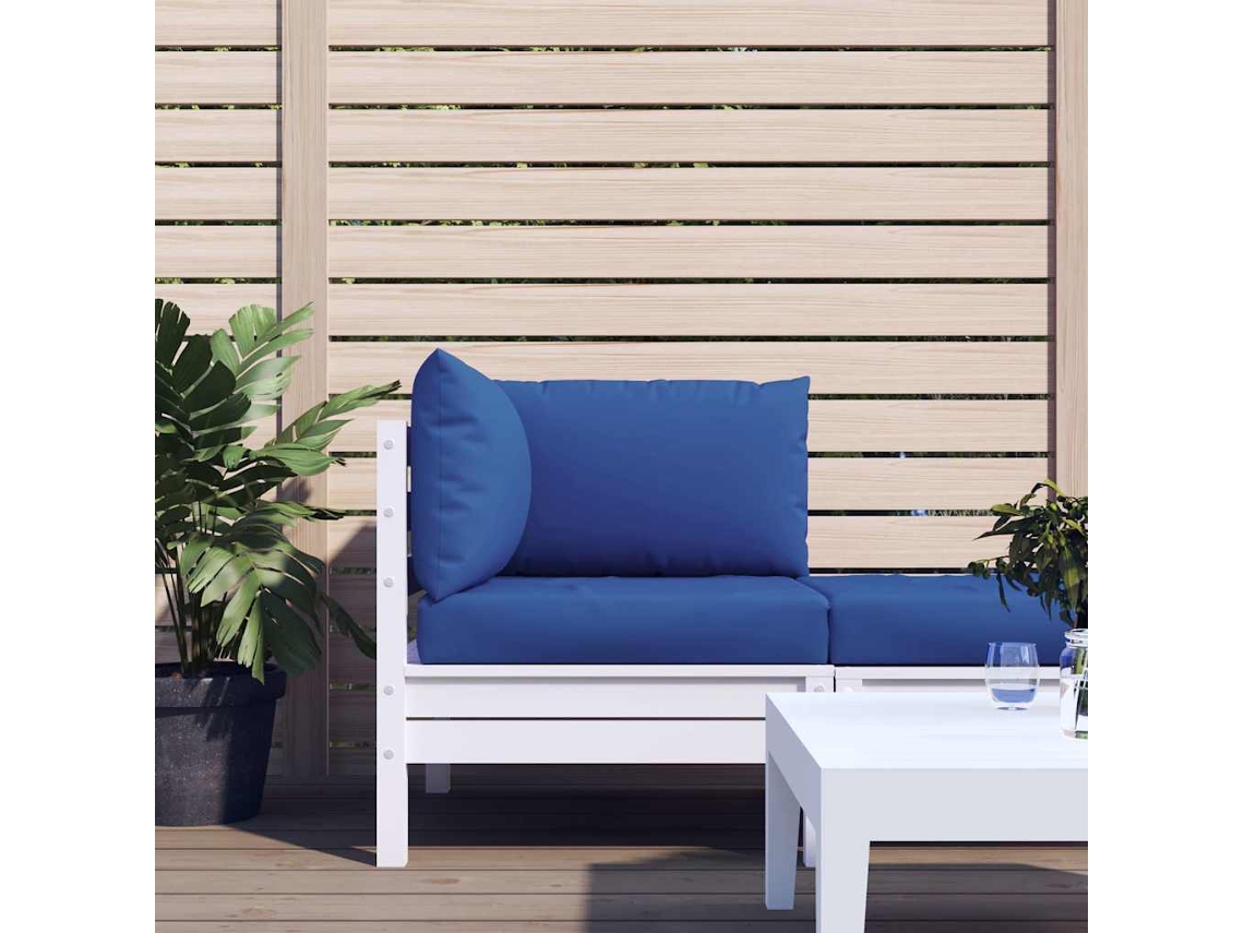 Vidaxl Almofadões Para Paletes 3 Pcs Tecido Oxford Azul