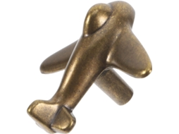 Puxador De Metal Vintage Em Formato Avião Para Cômodas E Estantes, Com Fácil Instalação E Design Criativo