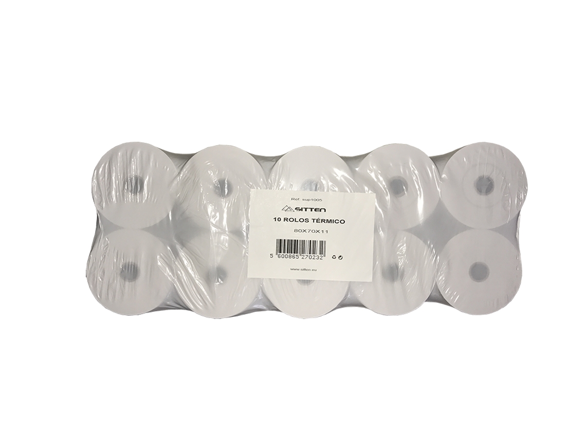 PAPEL TERM SITTEN 80X40X11 PK10 ROLOS