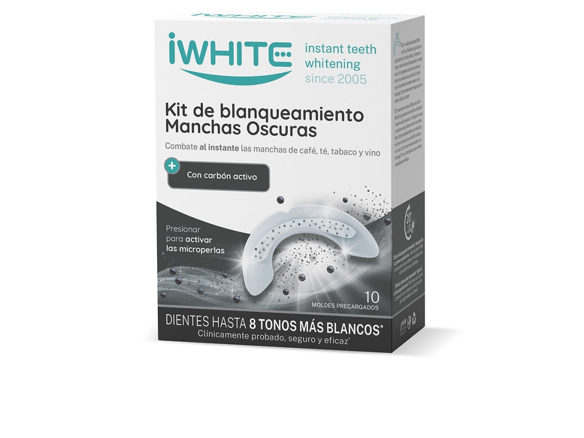 Kit De Clareamento Dental Para Manchas Escuras - 10 Moldes