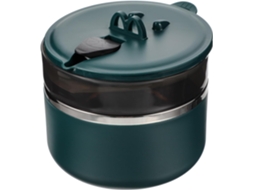 Marmita Bento Em Aço Inoxidável De 1000ml Com Tampa Hermética E Alça Isolada Para Transporte, Ideal Para Trabalho E