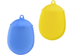 Lurelia Pack De 2 Escovas De Banho Para Bebé, Silicone Macio E Massagem Suave, Uso Diário