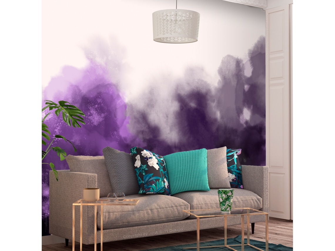 Papel de Parede ARTGEIST Watercolour Variation - Violet (450x315)
