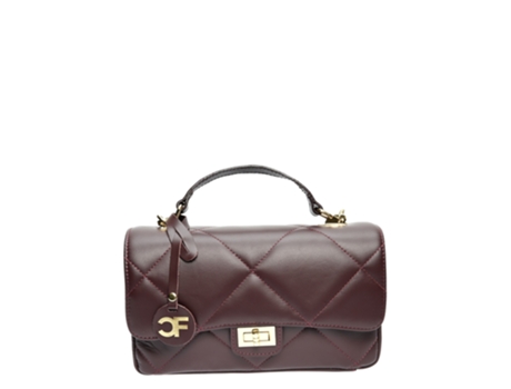 Mala de Mulher CARLA FERRERI Crossbody Cf Vino Pele Vermelho