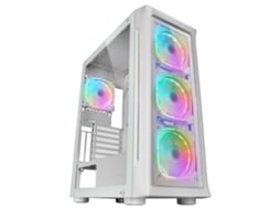 Caixa PC MARS GAMING Torre Gaming Xxl E-Atx Mars Gaming Mc-Neo Branco Vidro Temperado 5X Ventoinhas 12Cm Sistema Cpu Freezer