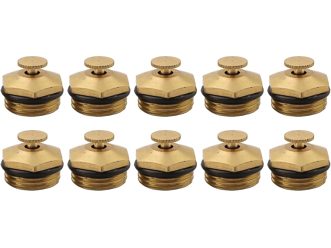 Pacote Com 10 Bicos De Pulverização Dn15 Em Latão (1,27 Cm) Para