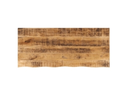 Vidaxl Tampo De Mesa Borda Viva 140x60x2,5 Cm Mangueira Áspera Maciça