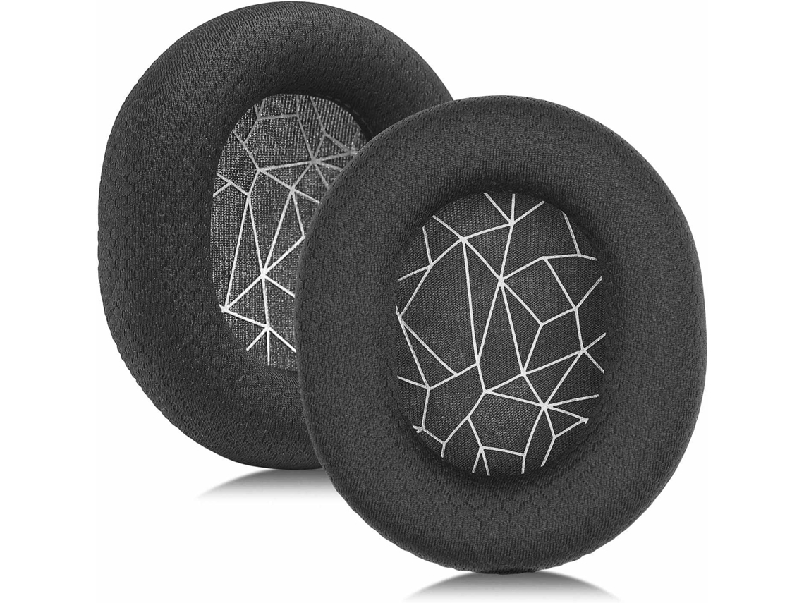 Almofadas De Ouvido Para Steelseries Arctis 3/5/7 Preto / Branco 1 Par Digitallab