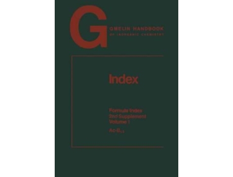 Livro Index Formula Index de Bohrer Rainer Bohrer (Inglês)