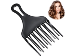Pente Afro, Pente Afro De Plástico Com Dentes Largos, Pente Para Ondular, Para Modelar E Remover Cabelos Emaranhados Brilvibera
