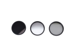 Kit De Filtros Para Câmera 3 Em 1 Nd8 Cpl Gnd Filtro Neutro Polarizador Circular Gradiente 58mm