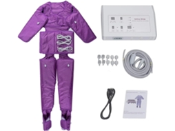 Máquina de Massagem, 7 Intensidades, Aquecimento por Infravermelho Longo, Roxo OEM