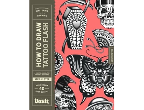 Livro How to Draw Tattoo Flash de Kale James (Inglês)