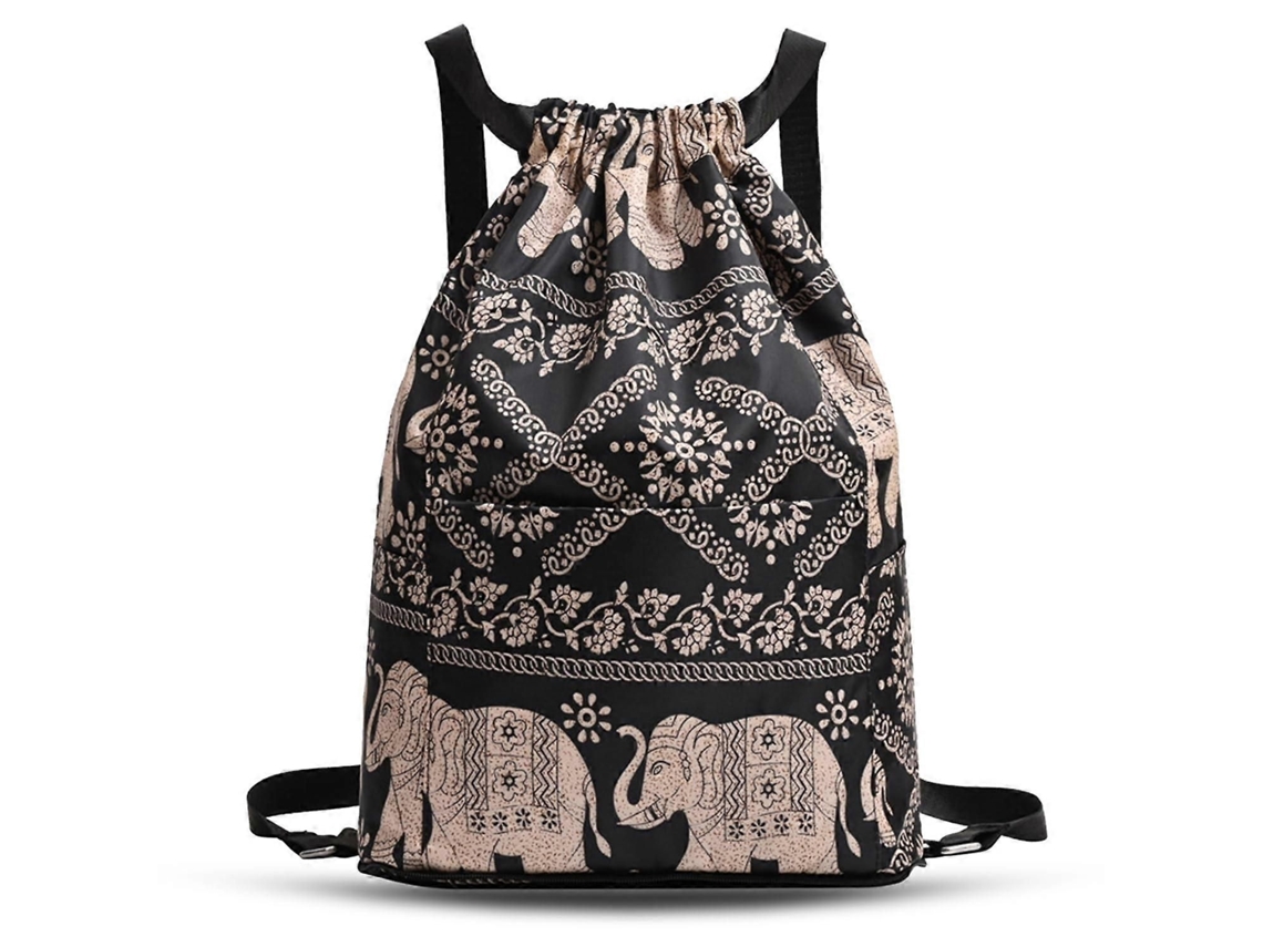 Mochila Impermeável Com Cordão, Dobrável, De Grande Capacidade, Com Separação Para Itens Molhados E Secos, Ideal Para Viagens E Esportes. Mochila