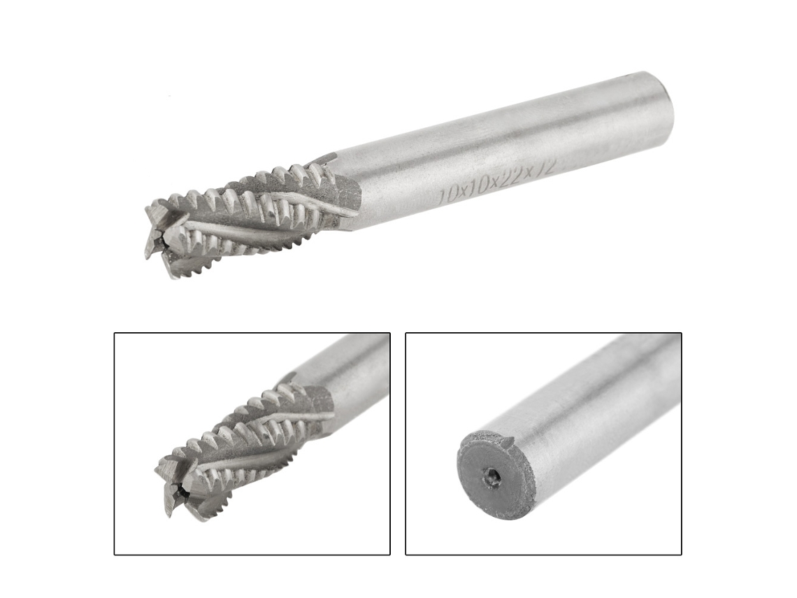 Laxiscreed Fresa De Aço Rápido Com 4 Ranchos Para Fresagem Cnc De Corte Preciso