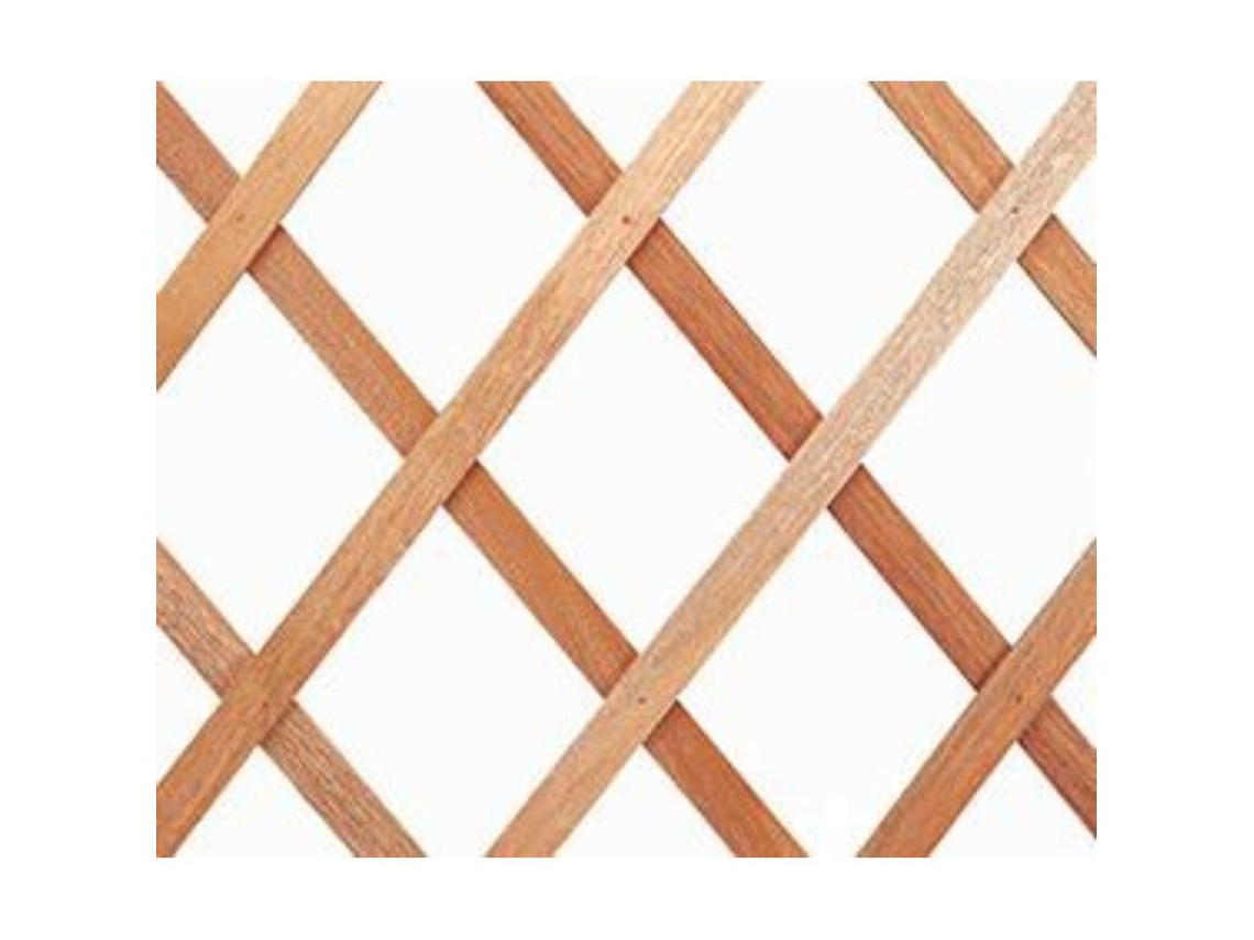 Trellis plegable 1x2mt madera natural