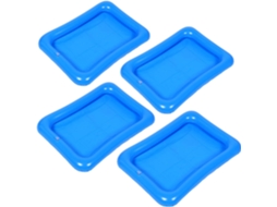 Brinquedo Inflável de Pesca 4 Peças para Piscina, Bandeja Flutuante Uso Externo, Ideal Festas. CHABERLU