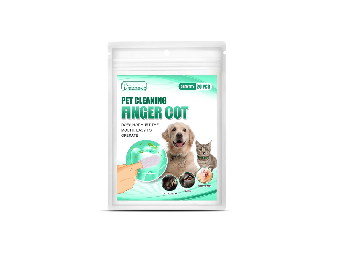 Protetor Digital Limpeza Dental Cães Gatos
