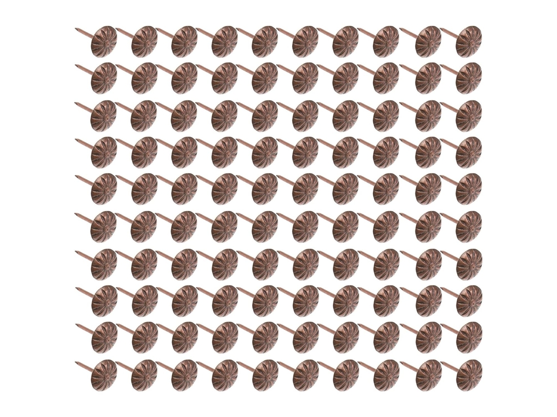 Tachas Para Estofamento De Móveis Cor Bronze Vermelho