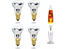 Nova Line lâmpada de Lava 25w E14 R39 Branco Quente 2400 2600k 4pcs Classe Energética A++