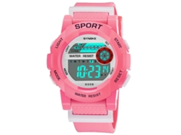 Reloj Deportivo Multifuncional Electrónico Fashionable Para Estudiantes Synoke Rosa