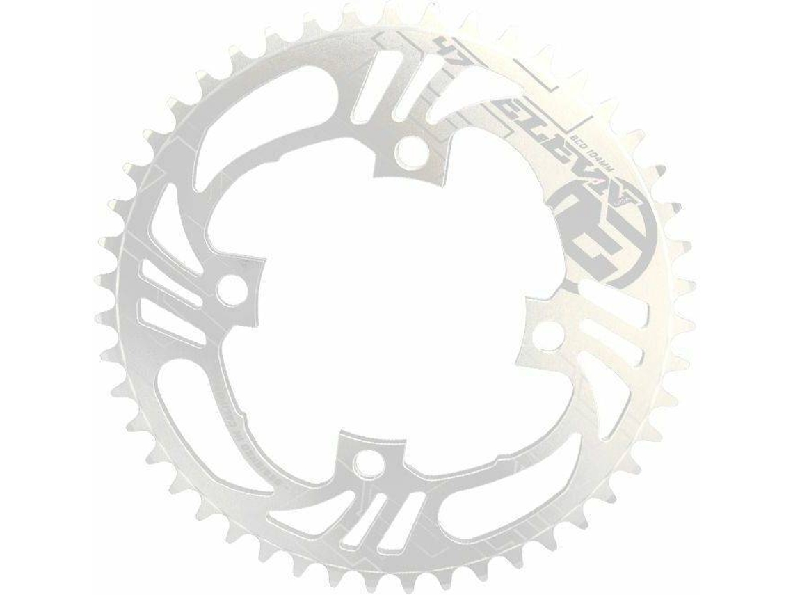 Coroa Elevn Flow 44T (Branco - 1,04 cm)