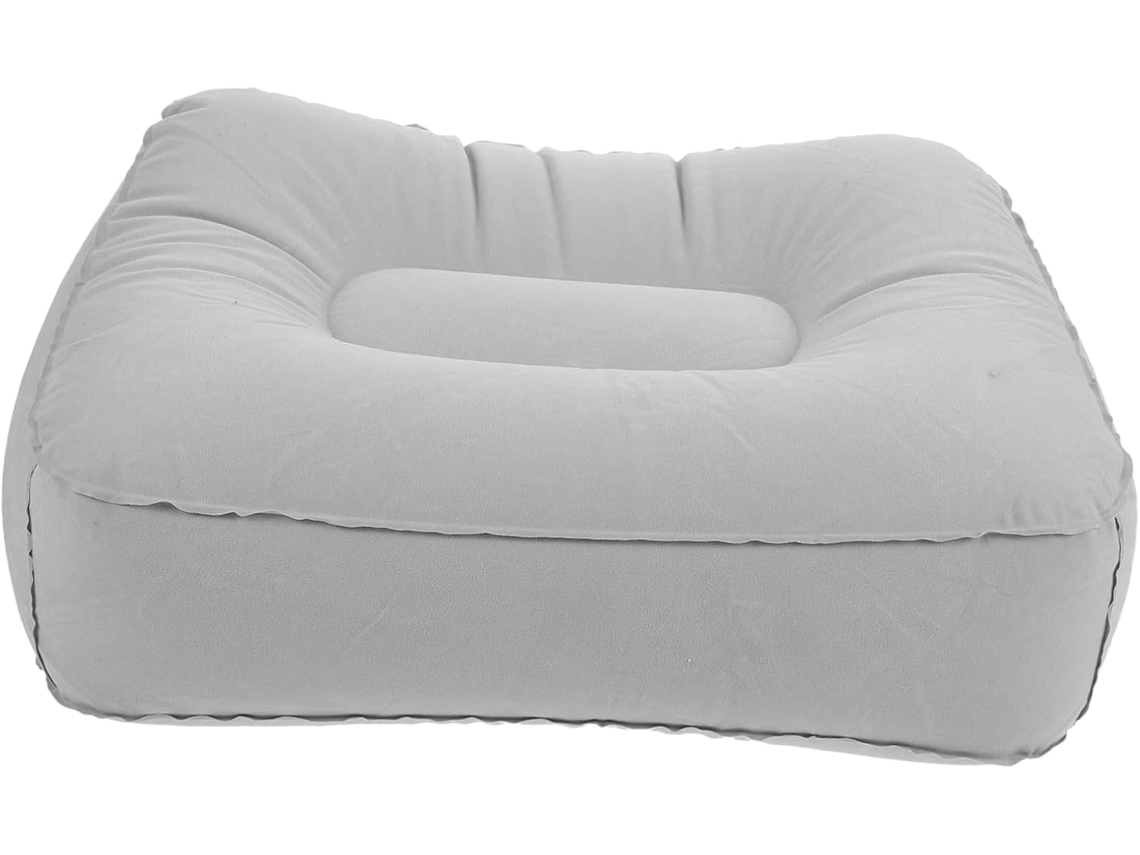 Assento Inflável Pvc Peça Única Almofada Massagem Relaxante Viagens Ar Livre Trens
