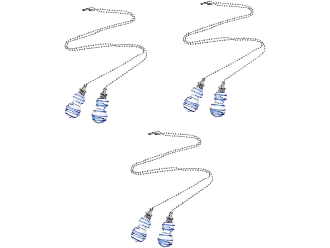 Conjunto De 6 Extensões Em Formato De Cabaça Para Ventiladores De Teto E Luminárias.