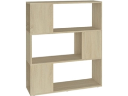 Book Cabinet Room Divider, Book Cabinet Room Dividers Vidaxl Marrom Madeira Processada (80 X 24 X 94 Cm)