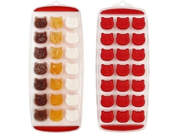 Forma Para Cubos De Gelo, Doces, Chocolates E Formato De Gato. Fácil Desenformar, Livre De Bpa, Pacote Com 2 Unidades, Pode Ir À Lava